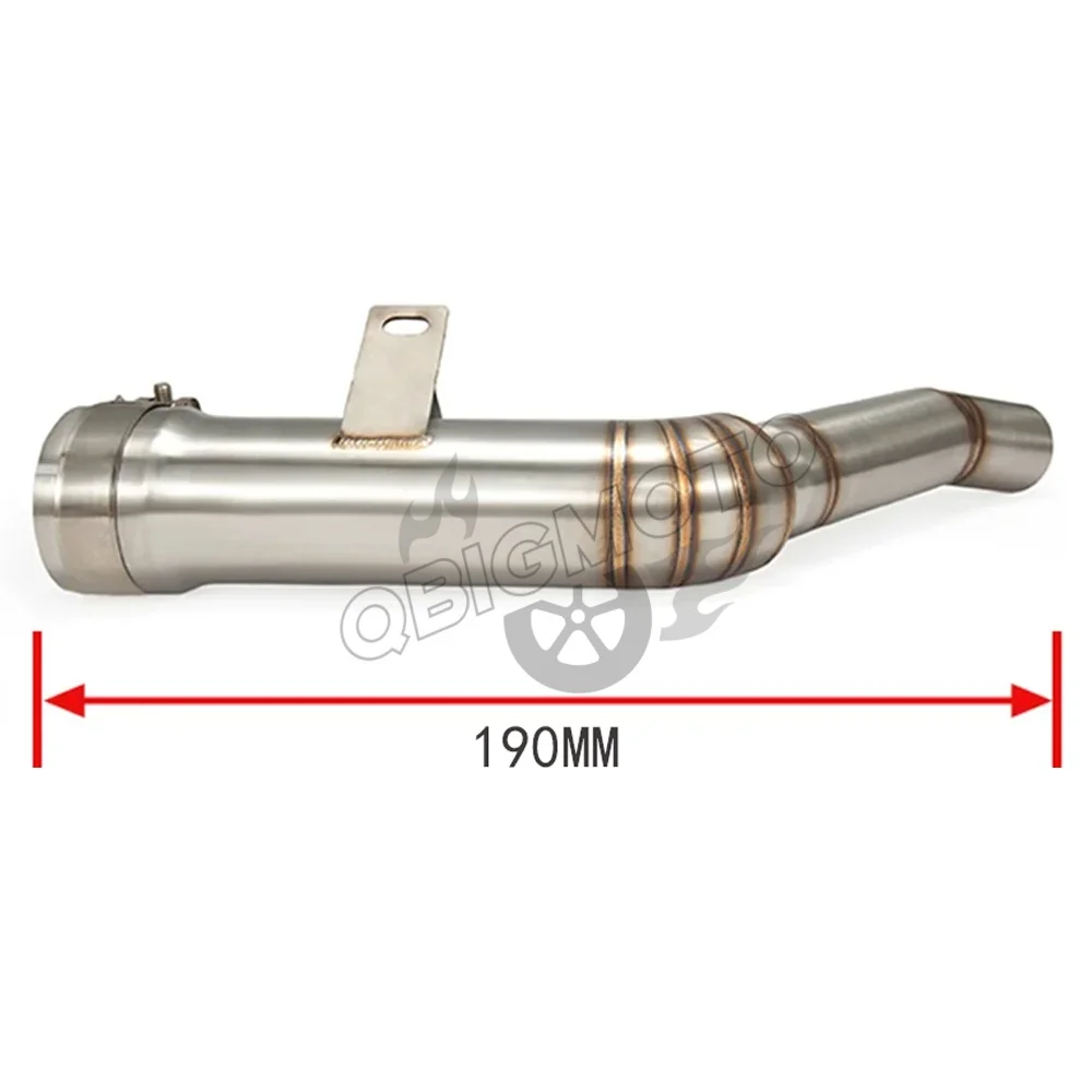 For KAWASAKI ZX-10R 2021-2025 Exhaust Middle Link Pipe Connection Line Muffler Pipe ZX10R ZX 10R 2025 2024 2023 2022 2021