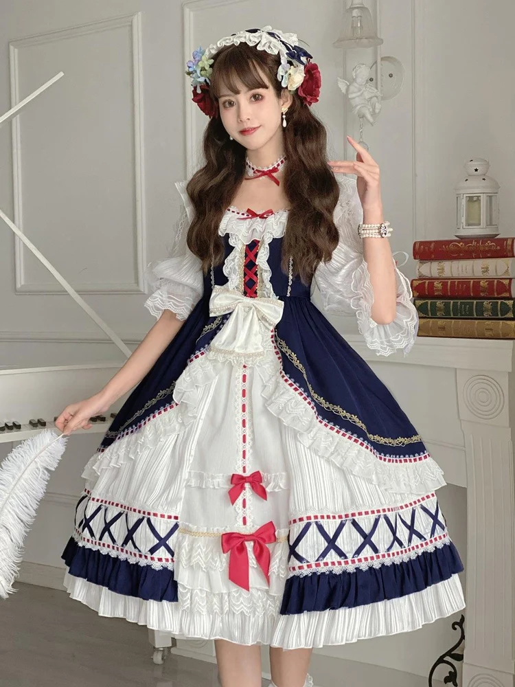 

Lolita Dress Short Sleeve Gorgeous Tea Party Summer