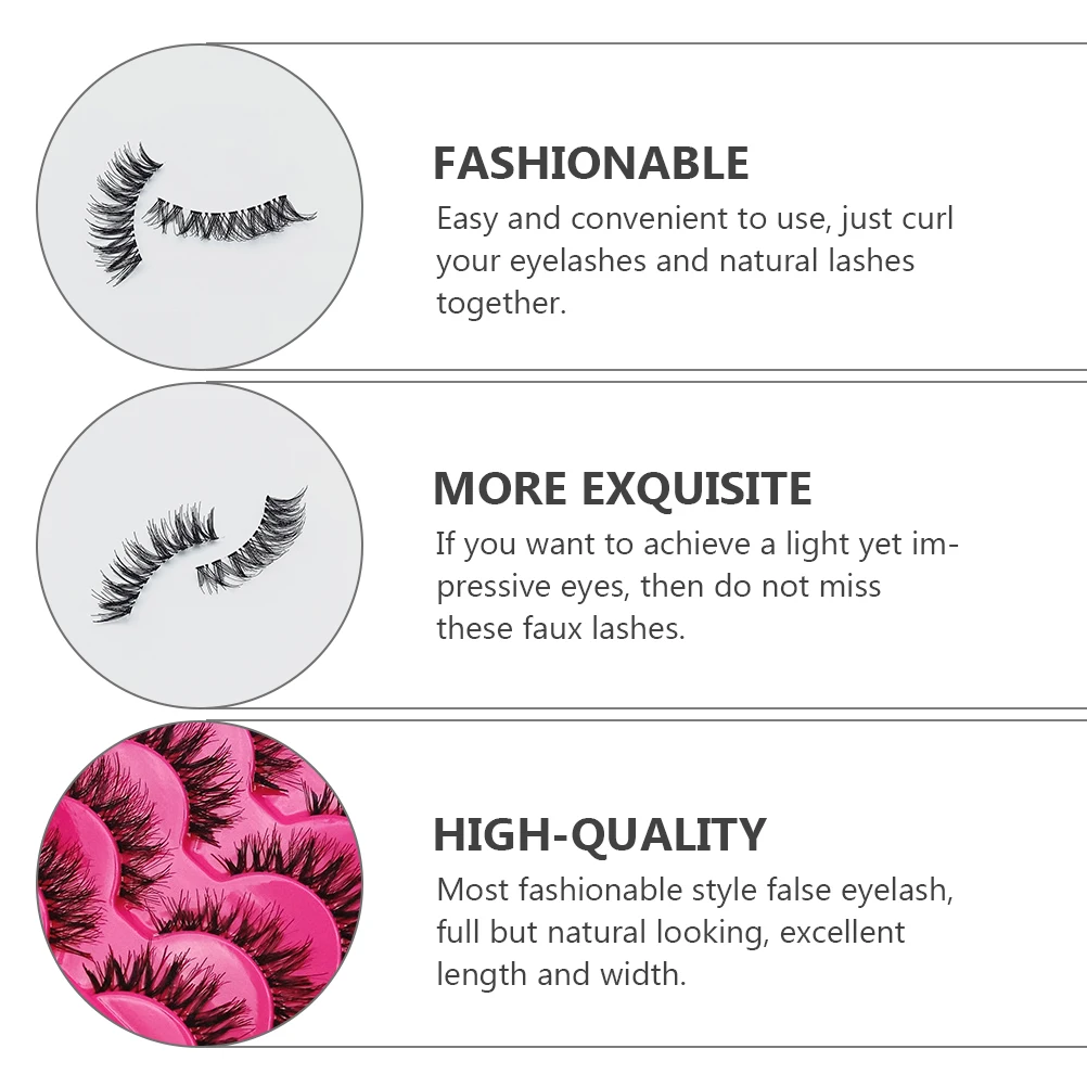 

15 Pairs Fake Eyelashes Thick Volume Simulation Reusable Multi layer False Natural Long Wear lashes for makeup ultra light soft