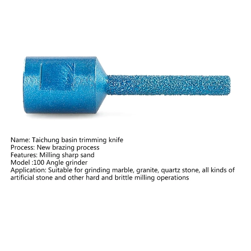 Durable Diamond Coated Grooving Head Tool for Angle Grinder, Trimming Knife