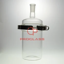 24/​40 1-Neck,​Glass Cylinder Reactor,Flat Bottom Reaction Flask