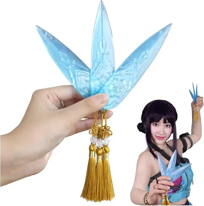 

5-дюймовый мягкий пластиковый полупрозрачный реквизит, безопасный и устойчивый к порезам для косплея Zoey и вечеринки в честь Хэллоуина