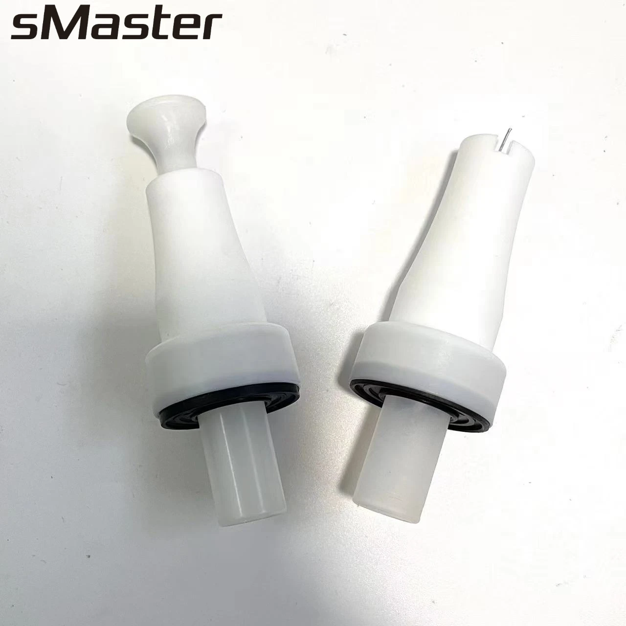 sMaster 2PCS Electrostatic Powder Coating Flat and Round Nozzle for Gema 04 Spray Gun (NF20) 1007934