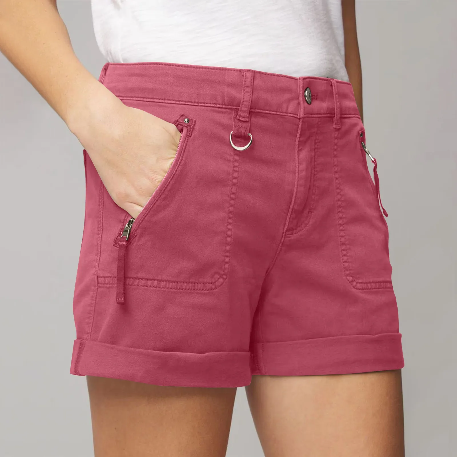 

Stretch Twill Shorts Denim Short Pants Women's Denim Pants Casual Fashion Shorts Harajuku Trend Female Jeans & Clothing