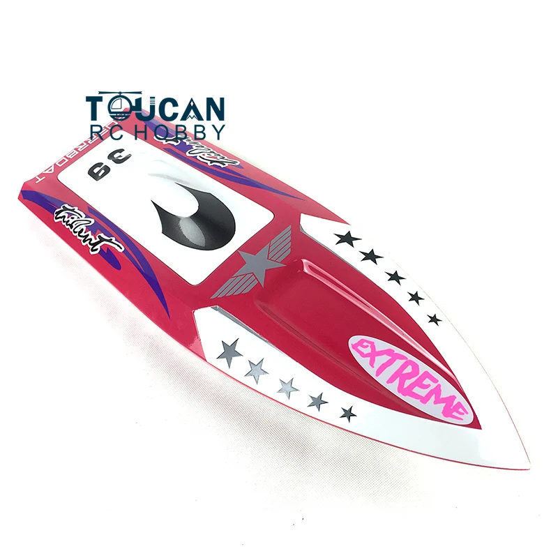 H640 Prepainted Red Electric Racing KIT RC Boat Hull Only for Advanced Player Toys Gift