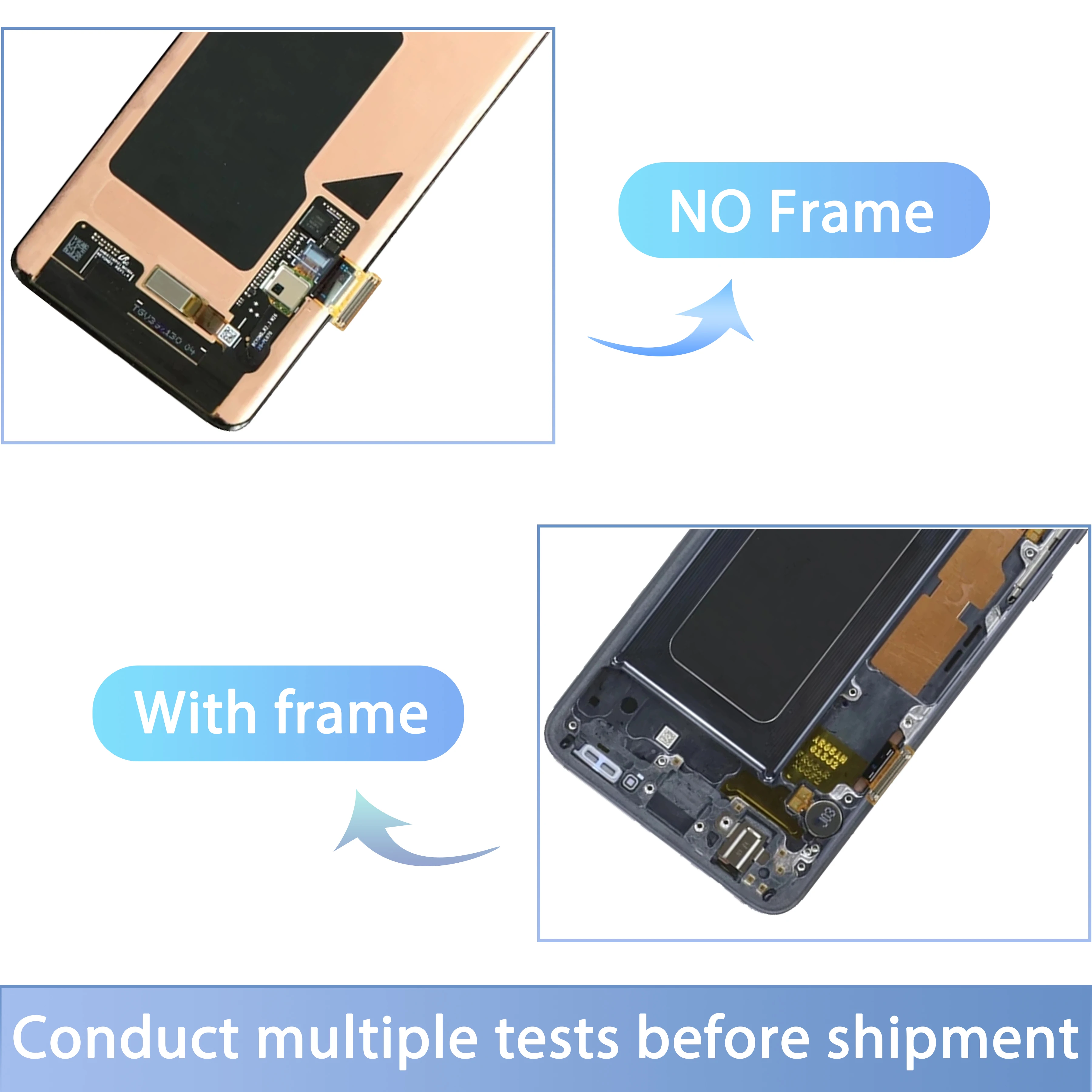 Imagem -03 - Tela Lcd Super Amoled para Samsung Galaxy S10 G973 G973f Substituição do Conjunto Digitalizador Toque com Moldura 100 Teste