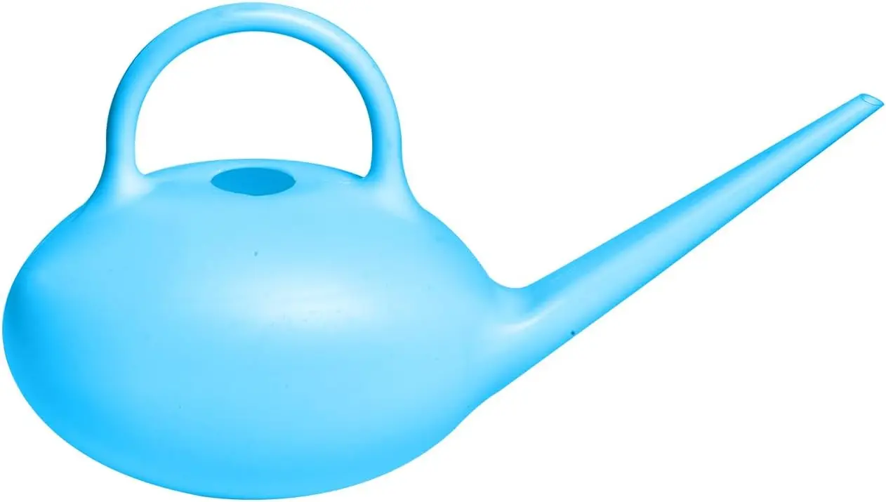 

Plant Watering Can for Indoor Garden 1/4 Gallon Blue with Long Stem Spout