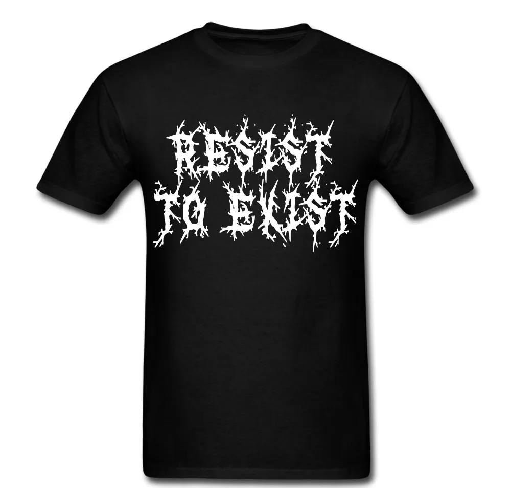 Resist to exist revolt revolution anarchist anarchism T shirt Unisex Tee  Tees Cotton Luxury brand vintage oversized