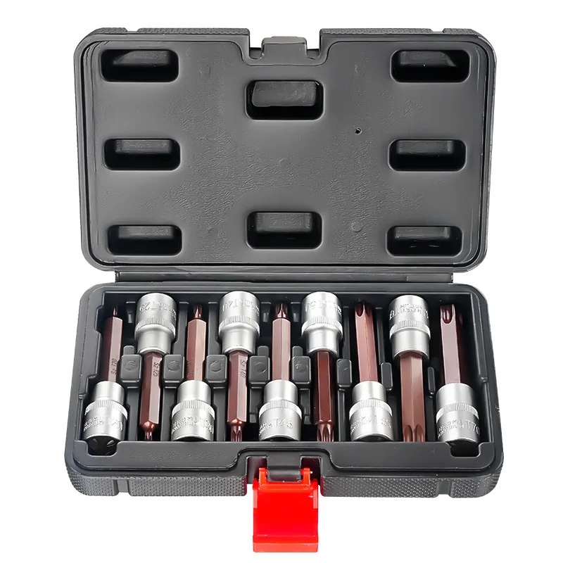 

Electric wrench inner hexagon set Pneumatic T20-T70 big flying inner hexagon wind cannon batch head screw cover