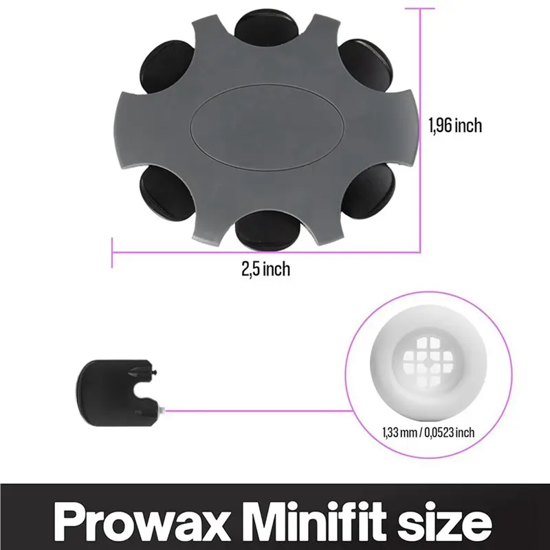 15 Sets Wax Guard Filters Compatible with Oticon ProWax miniFit Hearing Aid Replacement Filters Cleaning Kit Supplies