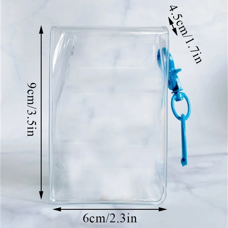 Thicken Transparent PVC Mystery Box Organizer Box Keychain Bag Protect Mystery Toy Storage Case for Jasmine Bubble Matt Doll Toy