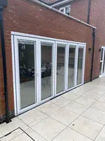 Factory Exterior Garage Door Thermal Break Bifold Accordion Doors Aluminum Glass Insulated Patio Bi Folding Door with Best Price 4