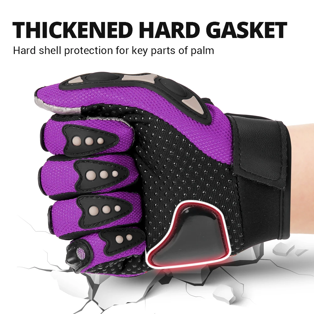 Guanti da moto Full Finger Racing protezione per sport all'aria aperta equitazione Cross Dirt Bike guanti guanti da Motocross