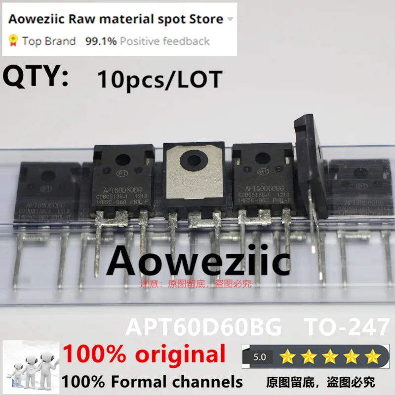 Aoweziic  100% New Imported Original  APT60D60BG  TO-247 Ultra Fast Recovery Diode 60A 600V