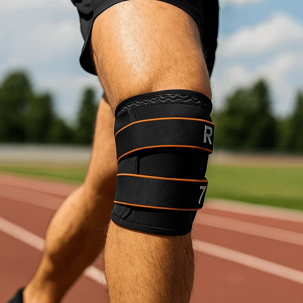 2 منصات دعم الرياضة العجل الحرس بيئة العمل قابل للتعديل دعامة الساق حامي تنفس سلامة اللياقة البدنية منصات الركبة #4