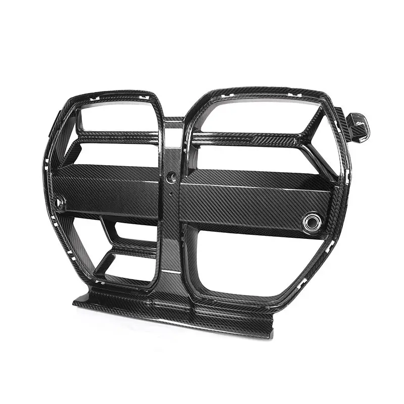 

CSL Style Dry Carbon Fiber Auto Parts Car Front Grill With/without ACC For BMW G80 G81 G82 G83 M3 M4 2021+ Front Bumper Grill