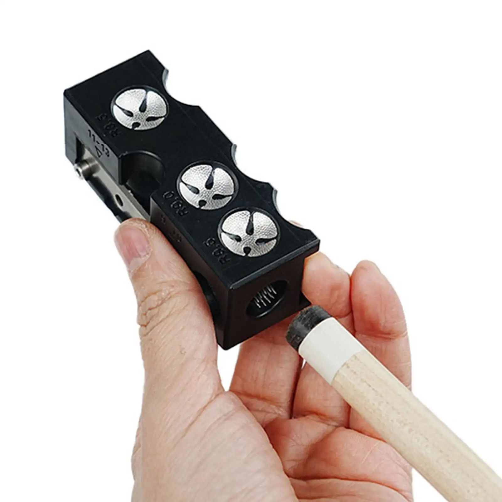 Pool Cue Tip Repair Tool Improve Cue Accuracy with Wrench Aerator Detection