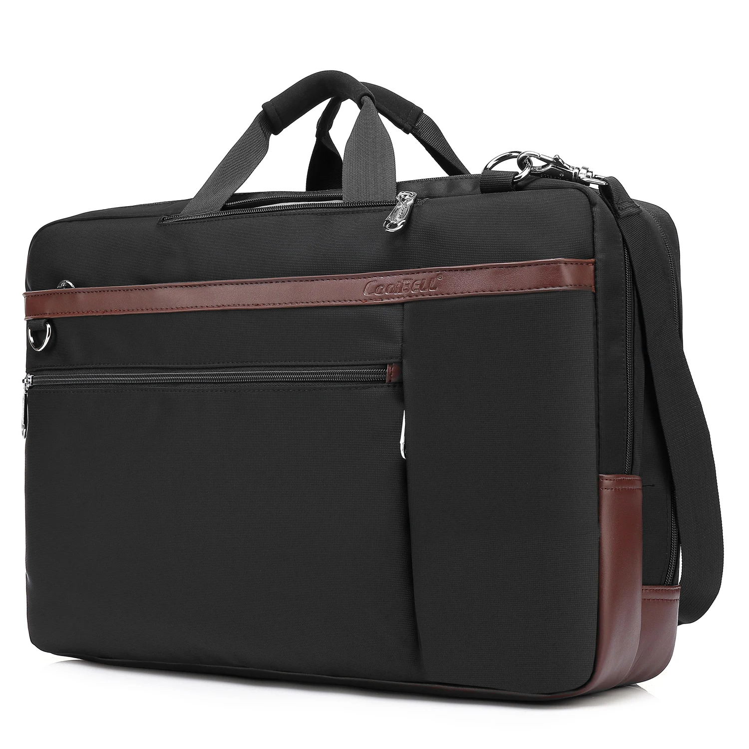 Coolbell 15.6/17.3 Inch Convertible Rugzak Messenger Bag Laptop Case Bedrijf Grote Capaciteit Multi-Functionele Reizen Rugzak