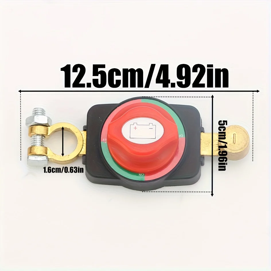 Automotive Battery Disconnection Switch Power Main Circuit Breaker Isolator Negative Terminal Kit for Vehicles And Ships