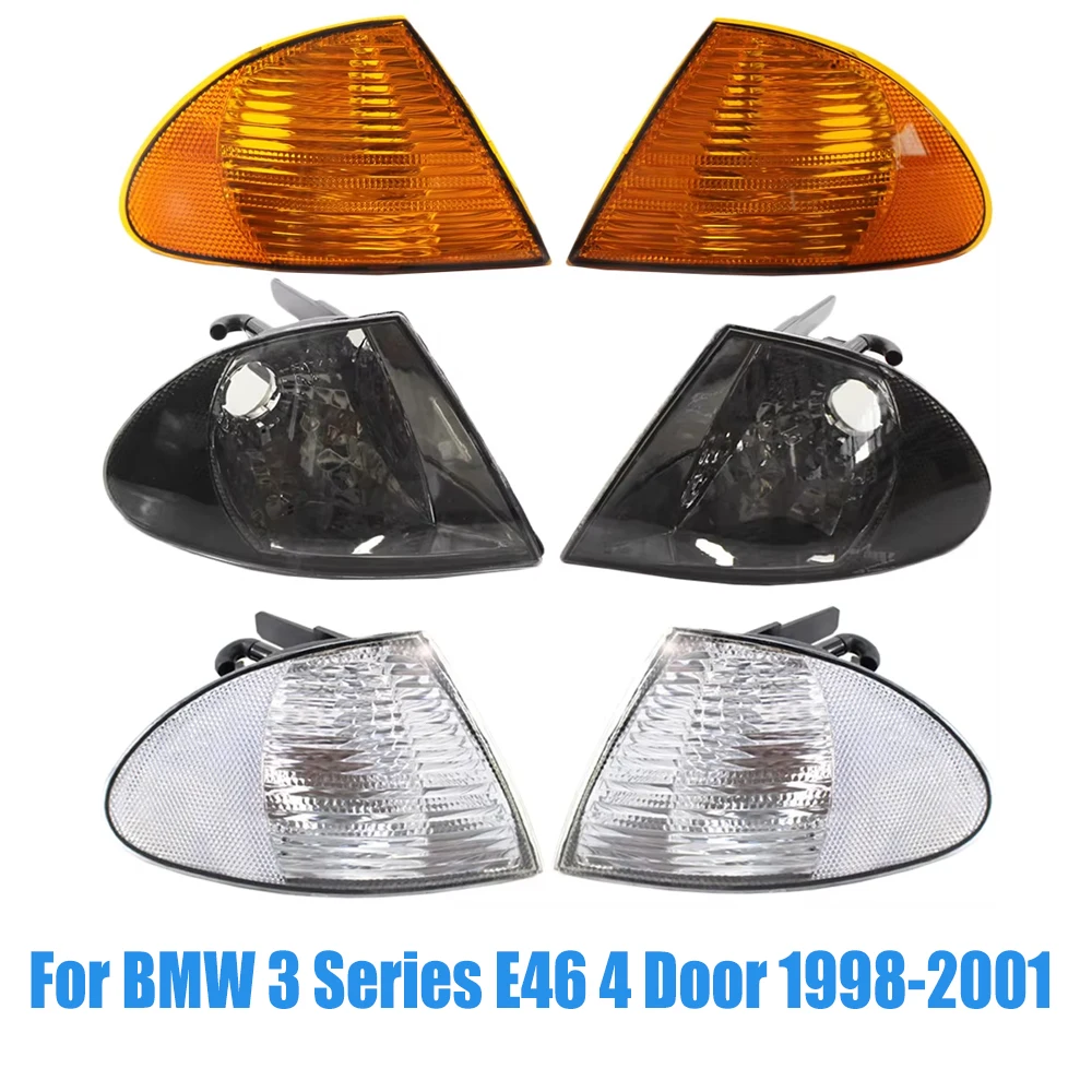 

1 пара угловых передних фар для BMW 3 серии E46 4-дверный 1998 1999 2000 2001 63126904299 631269042300 63136902765