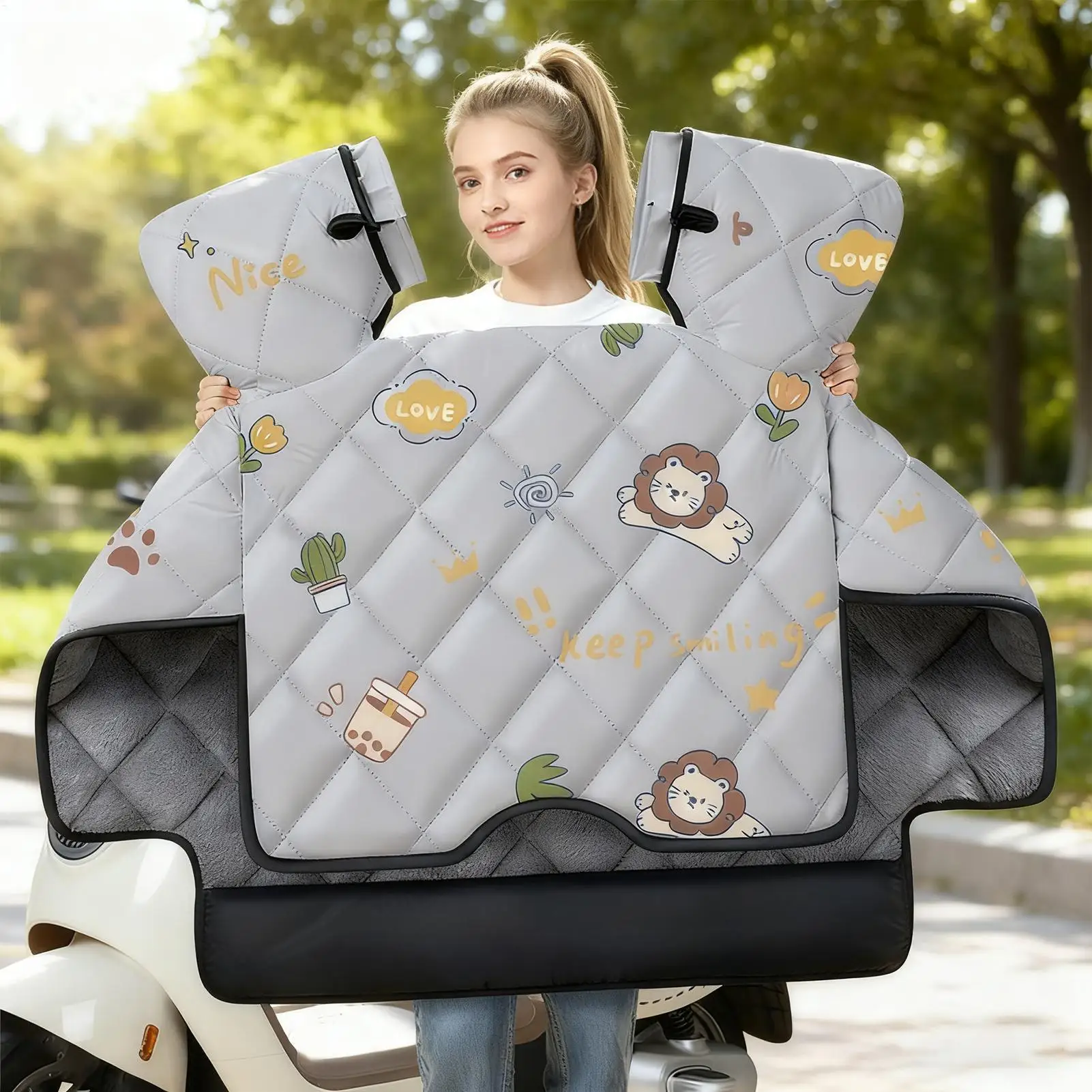 

Winter Scooter Winter Blanket Windproof Quilt Protector Scooter Windproof Leg Cover for Men Women Walking Climbing Cycling