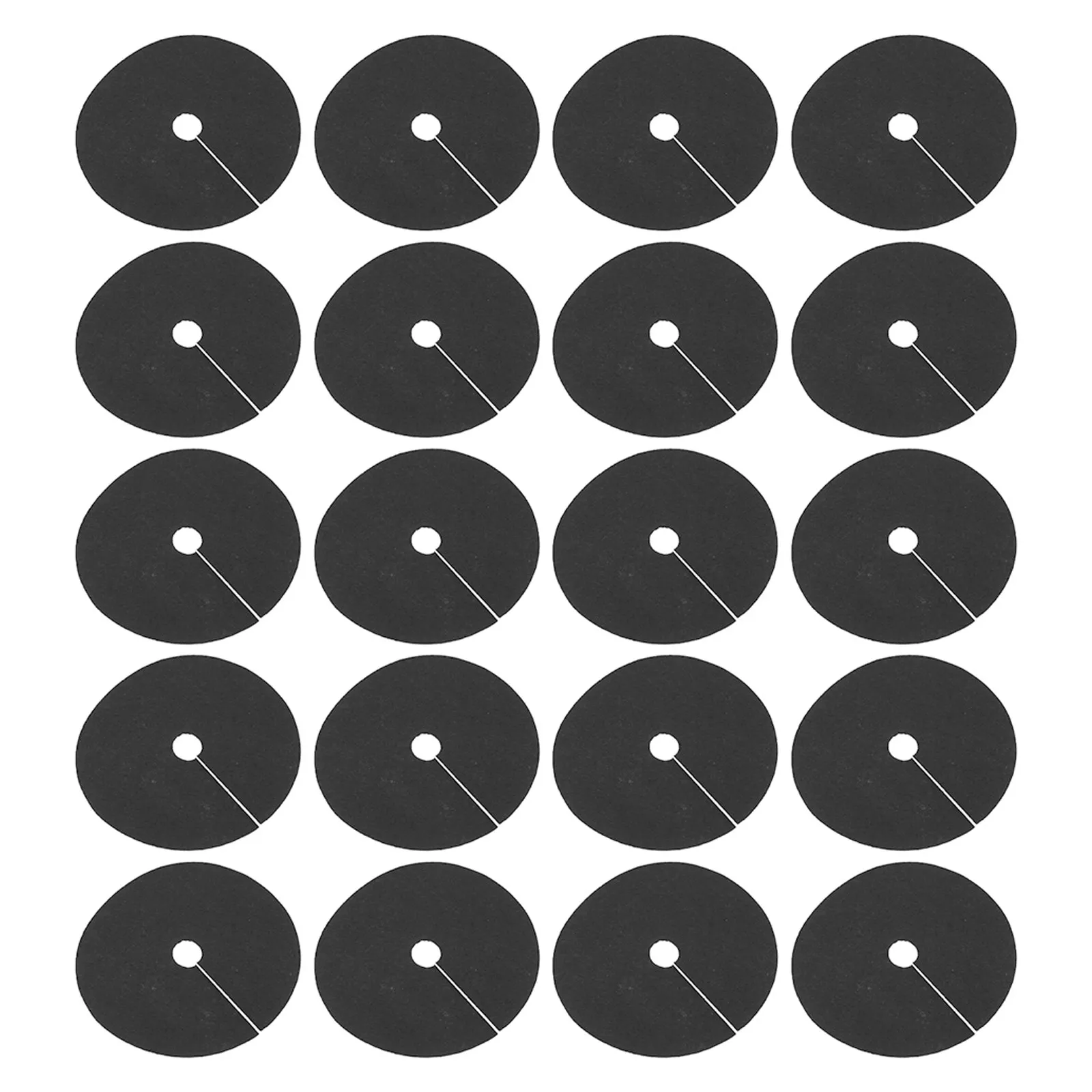 40 pièces de tapis de protection d'arbres ronds, en tissu non-tissé anti-herbe et anti-mauvaises herbes, pour couverture du sol des vergers et jardins, et contrôle de l'humidité