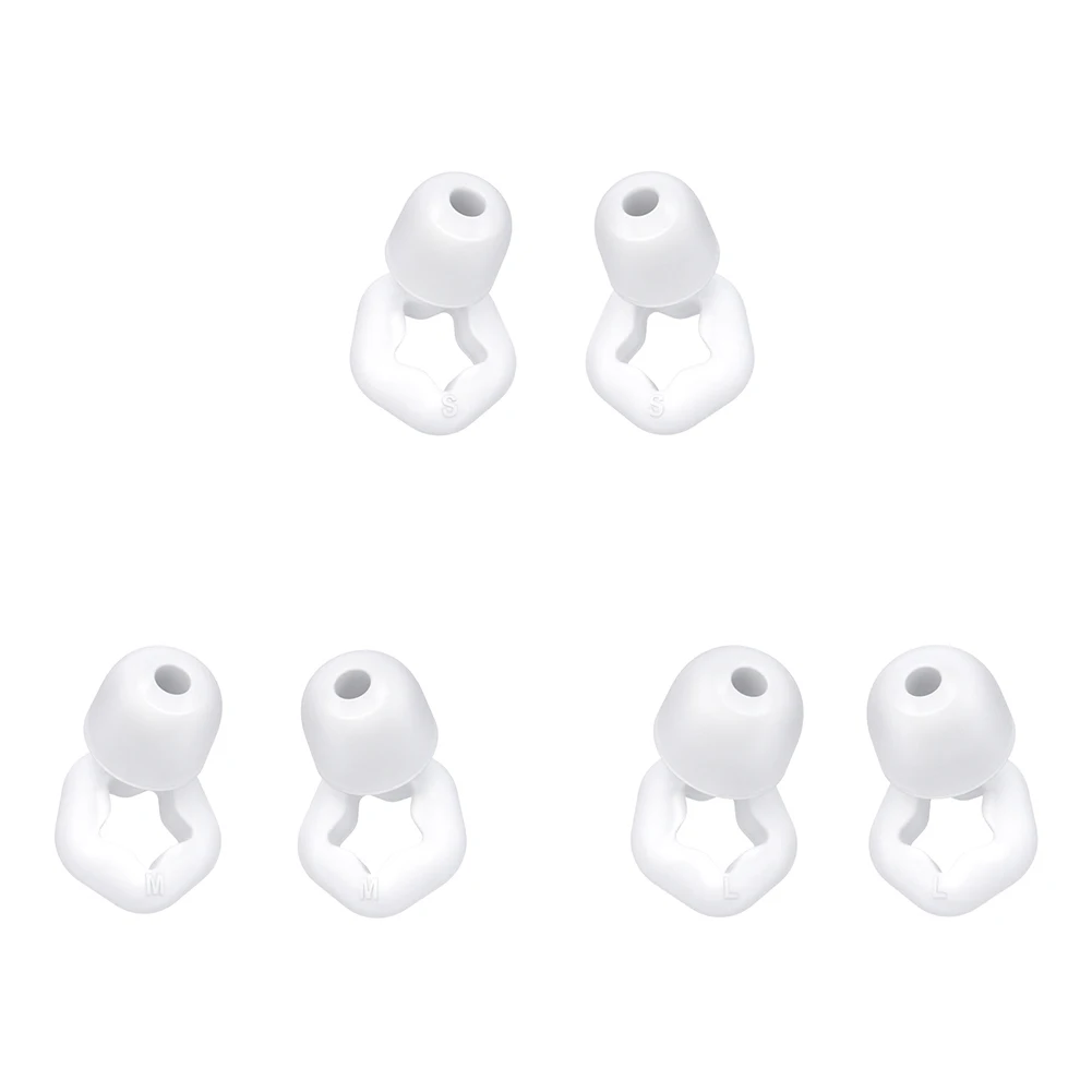 سدادات أذن من السيليكون لإلغاء الضوضاء قابلة لإعادة الاستخدام لمنع الضوضاء سدادات حماية السمع للسباحة والدراجات النارية