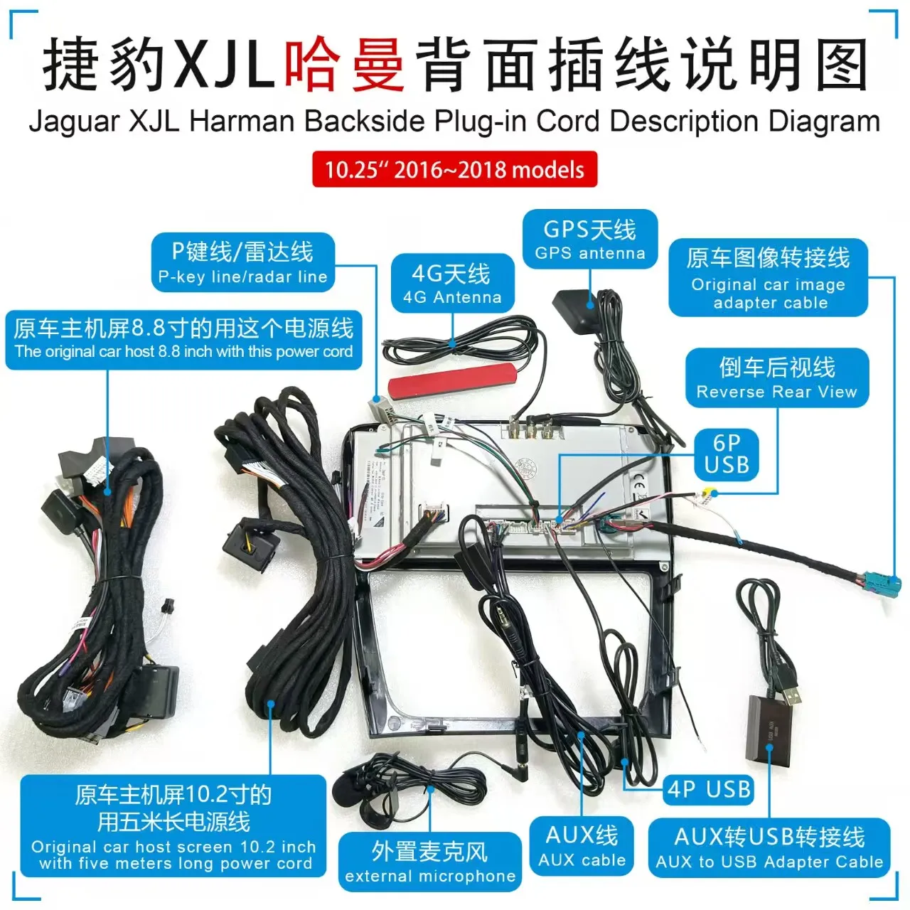 

For Jaguar XJL 2009 - 2018 Android Car Radio 2Din Stereo Receiver Autoradio 14.0 Multimedia Player GPS Navi Head Unit Screen