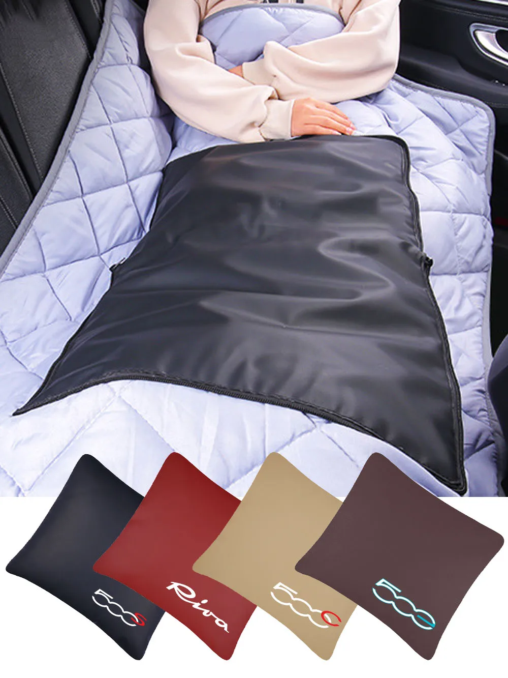 

Universal for all four seasons Seasons Car Quilt - Multifunctional Pillow, Blanket & Cushion For Fiat 500C 500E 500L 500S 500X