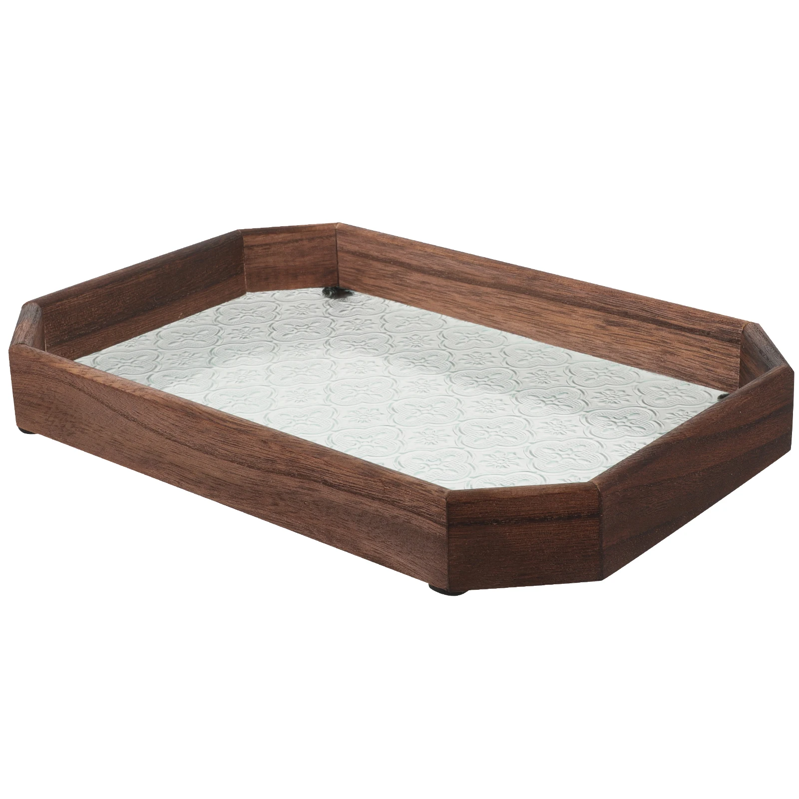 

Begonia Flower Wooden Tray Serving Dessert Platters Food Entertaining Home Chinese Trays Tea Living Room Dining