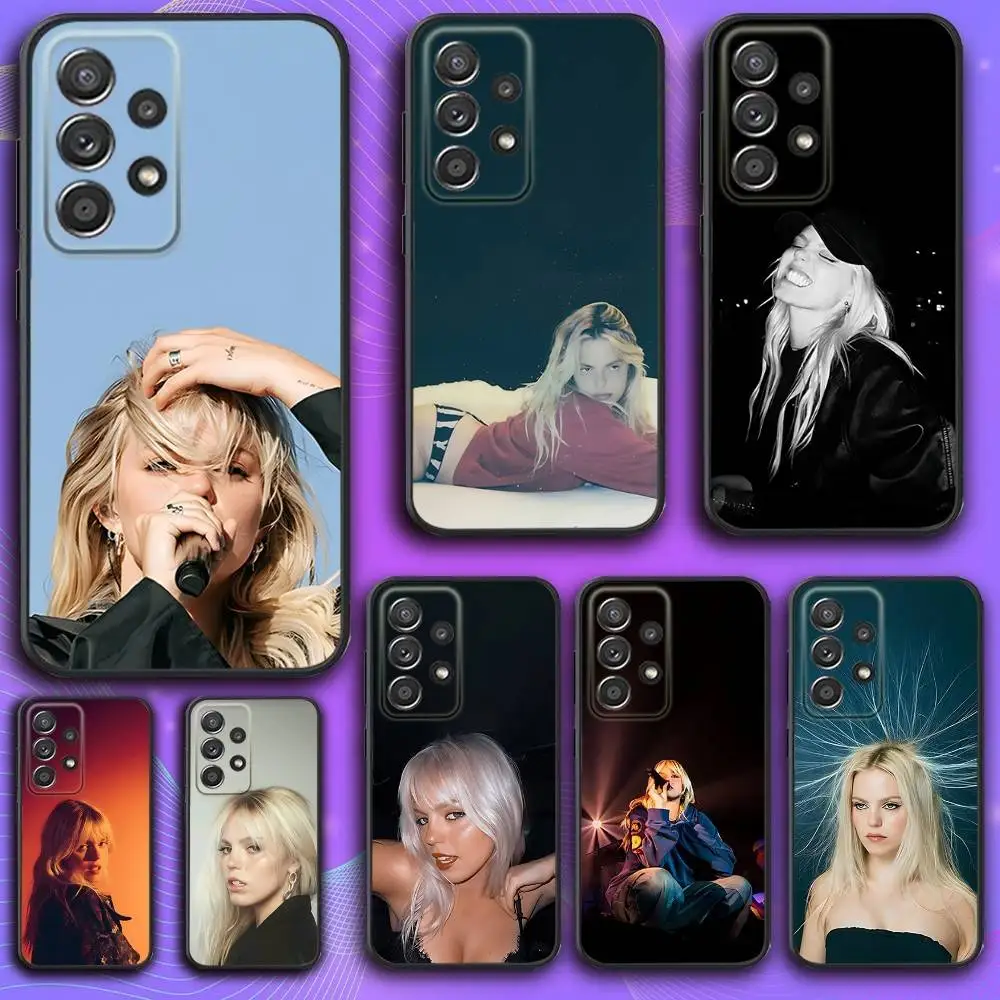 

Singer R-Renee R-Rapp Phone Case For Samsung S 25,24,23,22,30,21,10,9,Ultra,Plus,Lite,FE,4,5 G Soft Black Case