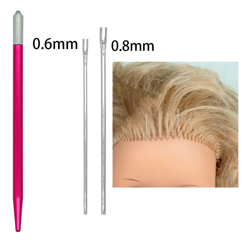 0.6mm 0.8mm Rerooting Needle Doll Hair Repaint Dolls Head Reborn Hair Rooting Tools Wig Making Supplies Accessories