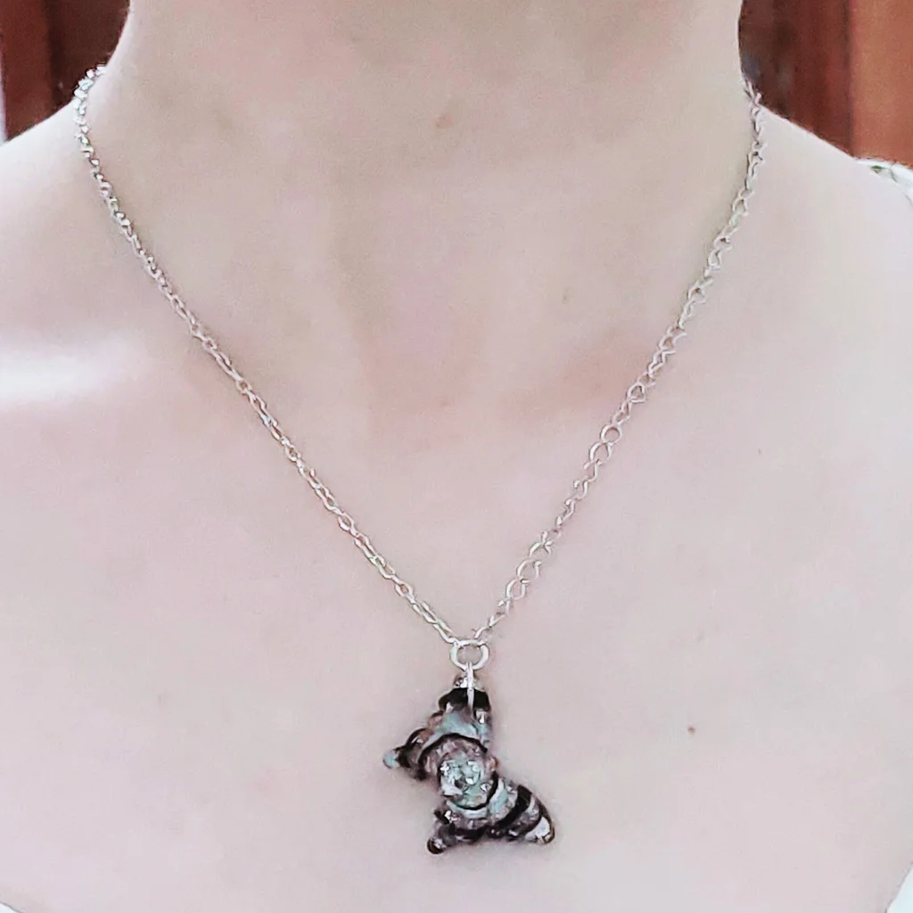 1PCS China Style Retro Butterfly Lampwork Muran Glass Necklace Earrings For Women Braided Rope Black  Jewelry Gift Cheap Item