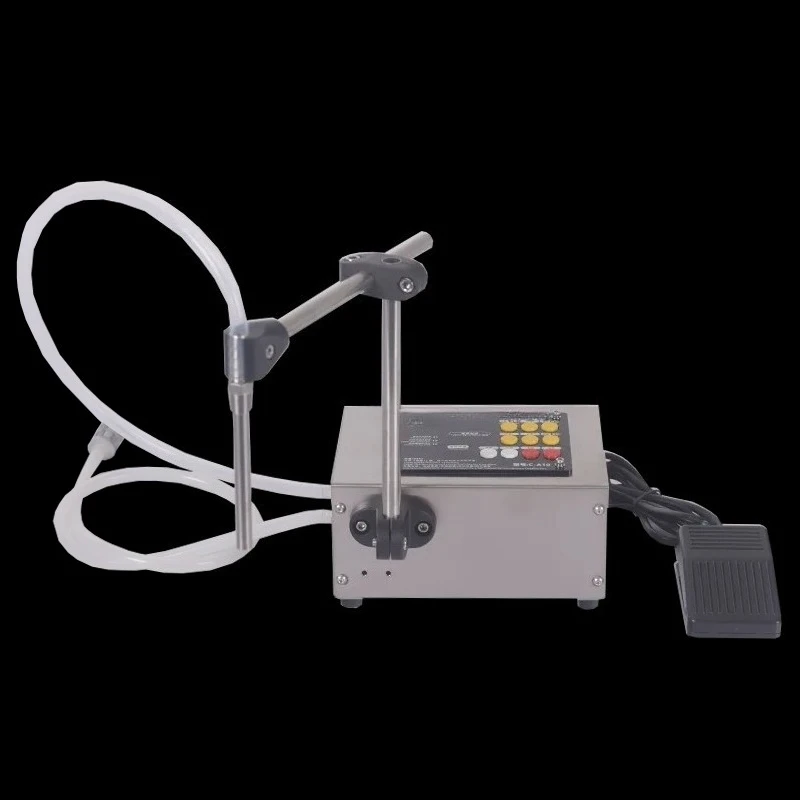 Semi Automatic Digital Control Pump Small Electrical Water Juice Liquid Bottle Quantitative Filling Machine