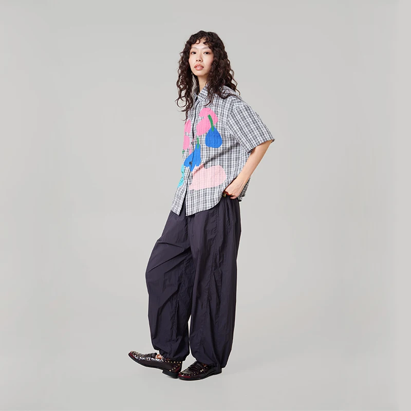 MOVEUP Casual Straight Pants 2026 Summer New Sun Protection Loose Office Elastic Waist Lightweight Trousers For Women 3ELX20131