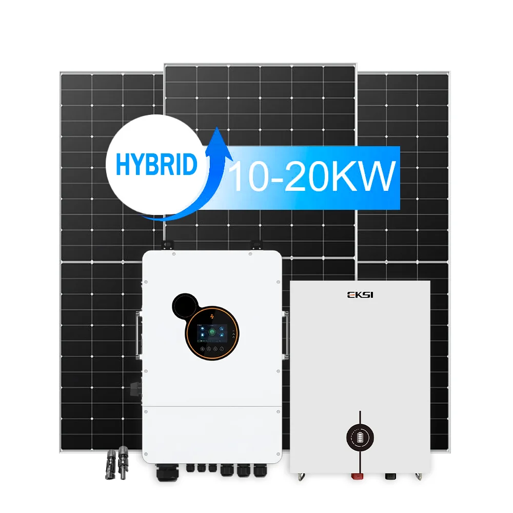 6kw-30kw MPPT Hybrid Solar Power Storage System Lifepo4 Battery Household Grid Connected Full Set Equipment