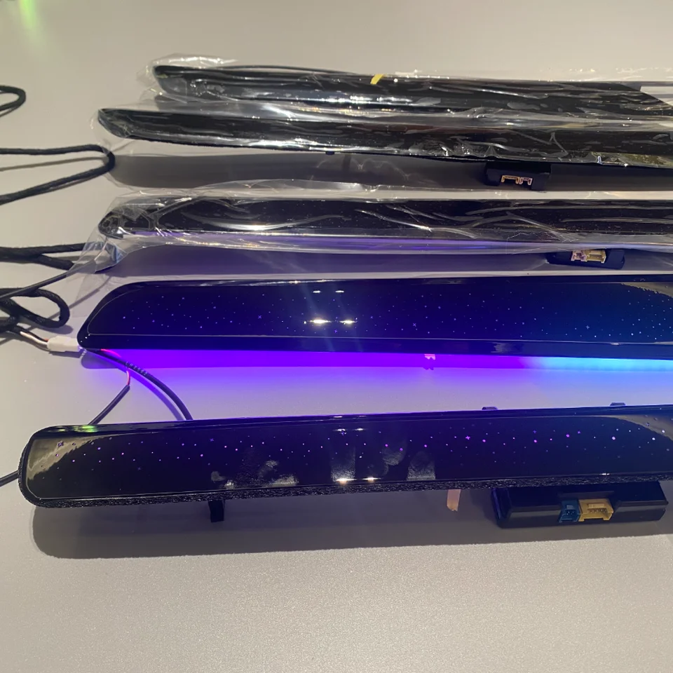 ل 2014-2020 VW Golf 7 GTI 7.5 Mk7 LED الضوء المحيط RGB Ambientebeleuchtung الداخلية ستار الديناميكي سيمفونية جو مصباح ABS #3