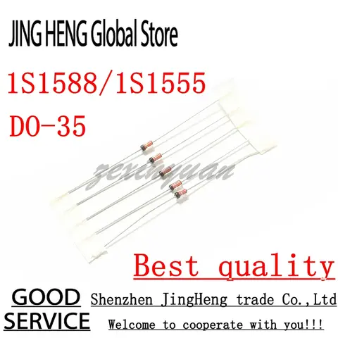 50Pcs 1S1555 IS1555 1S1588 IS1588 DO-35 HIGH SPEED SWITCHING DIODE