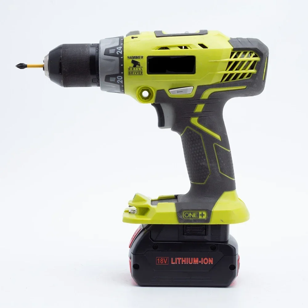 Imagem -05 - para Bosch 18v Conversor de Bateria de Íon de Lítio para Ryobi um Mais 18v Bateria Furadeira Elétrica sem Fio Ferramenta Elétrica sem Baterias