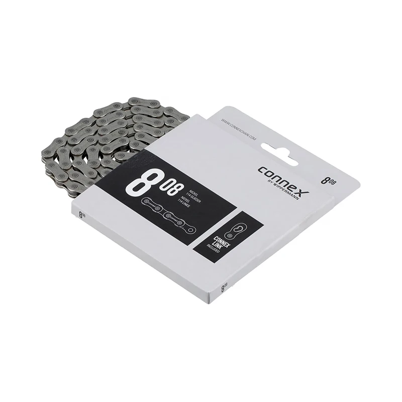 

CONNEX BY WIPPERMANN 6/7/8S speed Chain 8/16/24 speed 114L MTB Mountain Road Bike Bicycle Chain 6/7/8s Silver Chain Bicycle Part