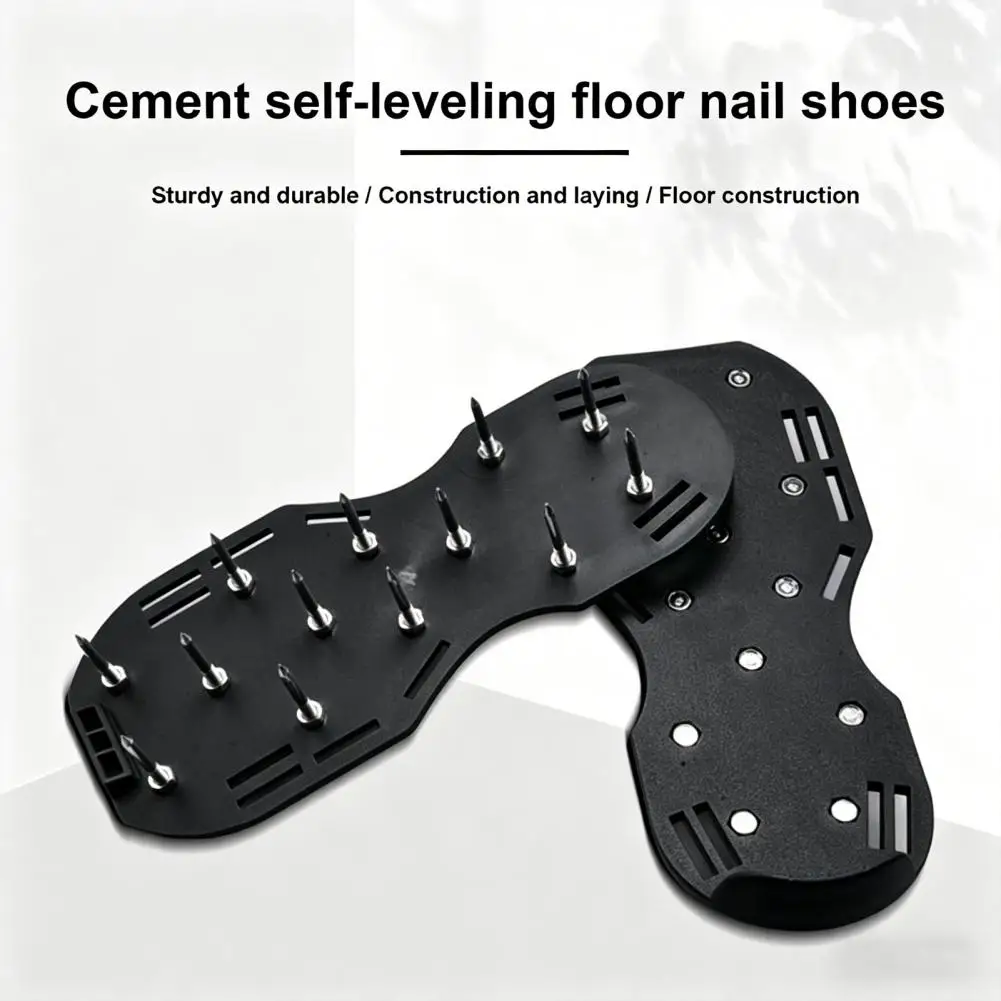 Lawn Aerator Shoes Aerator Spiked Sandals with Adjustable Strap Grass Spiked Shoes Anti-Slip for Aerating Lawn Soil