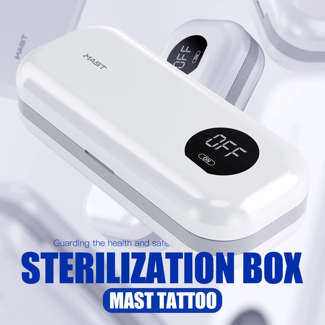 Mast Tattoo Sterilization Box With UVA+UVC LED Ultraviolet Flexible Holder  Type-C Safety Universal For Rotary Tattoo Machine