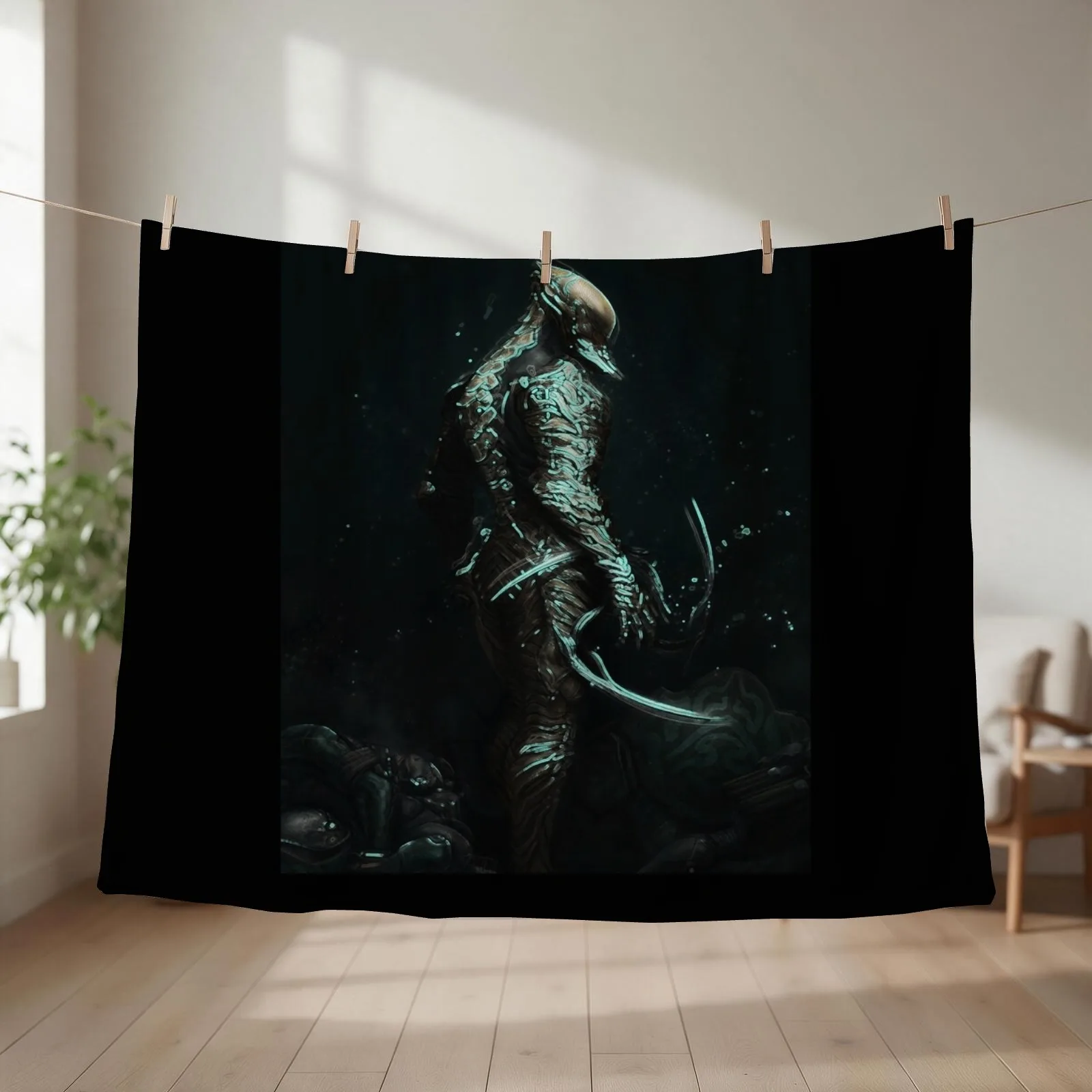Warframe - Ash - Blademaster Throw Blanket Vintage Decoratives Sofa warm winter Blankets
