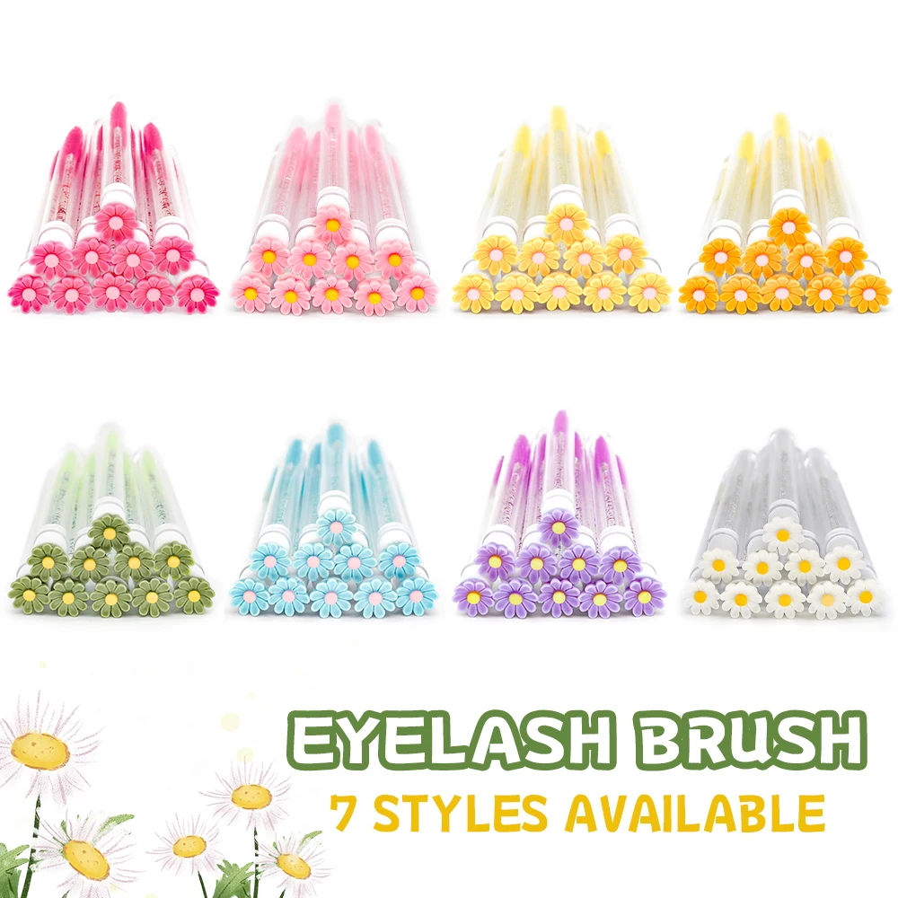 10/50 قطعة أنابيب فرشاة الرموش مع كريستال لاش عصي الماسكارا الحاجب مشط Spoolies الحاويات لاش فرشاة تطبيق أدوات ماكياج #2