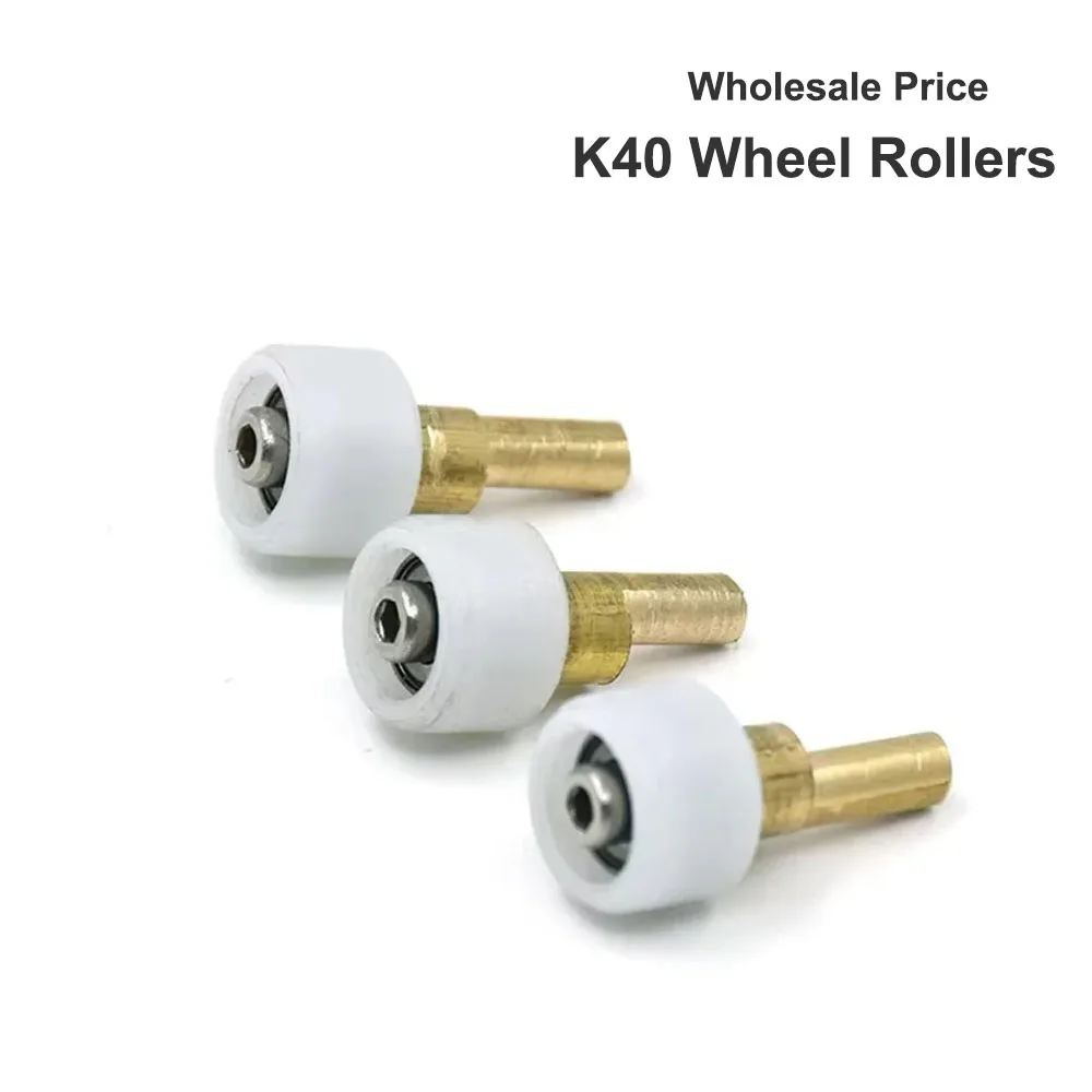 K40 Laser Engraver Carriage Wheel Roller Set Mini Rubber Rollers & Head Mount for DIY CO2 Laser Engraving Machine