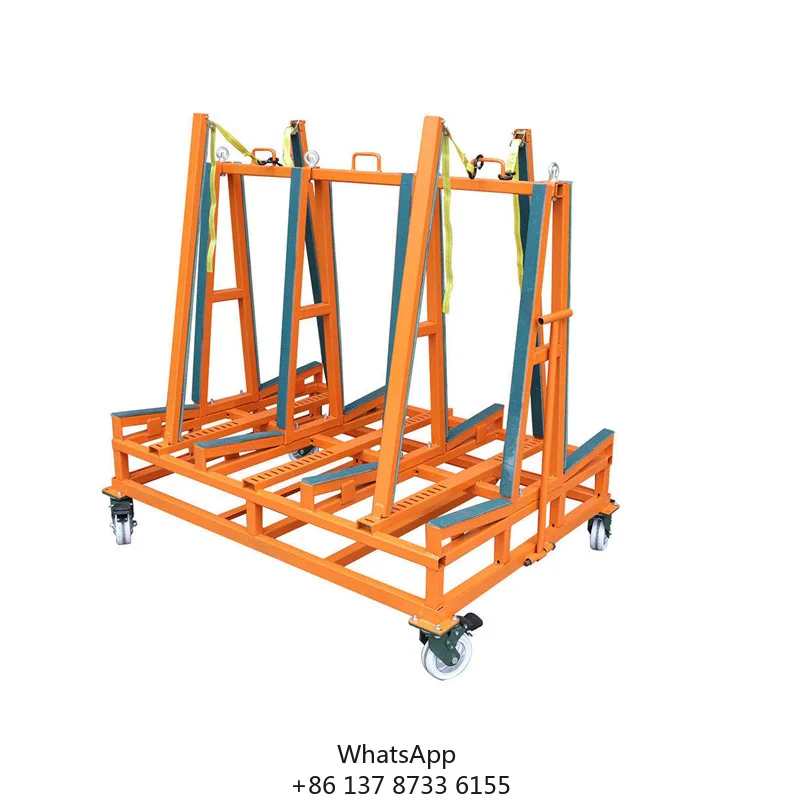 Hot Selling One-Stop Demountable A-Frame Transport Cart Series For Retail Marble Granite Transport A-Frame Trolley New