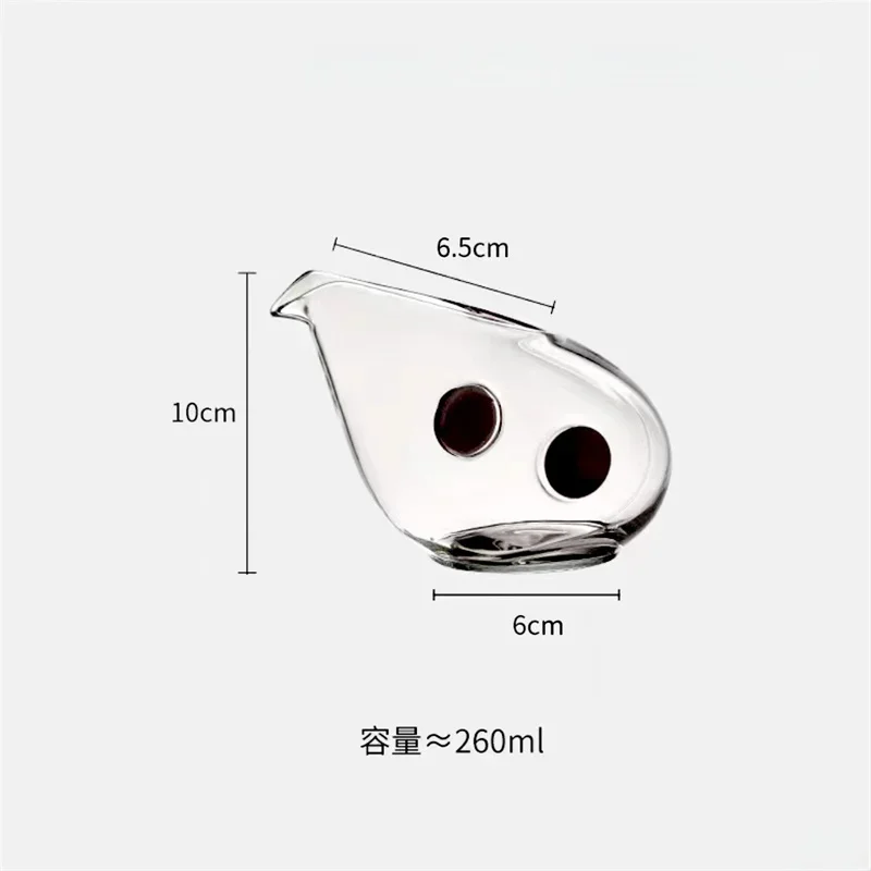 Japanese Anti scalding Heat Resistant Glass Fair Cup Tea Dispenser Handmade Chahai Gongdaobei Kungfu Tea Set Accessories