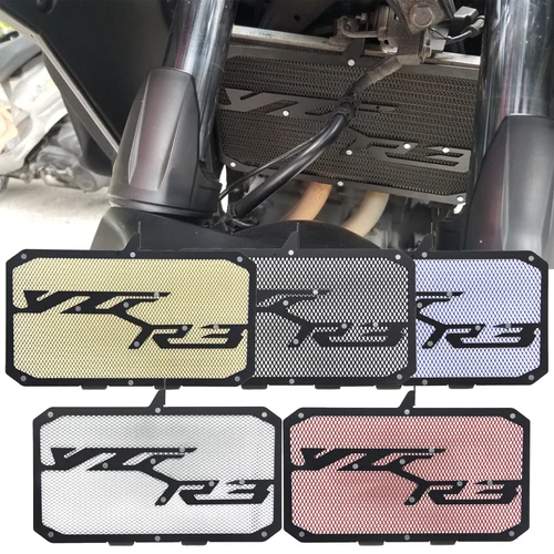 YZFR3 motocicleta radiador de aluminio cubierta de parrilla Protector de tanque de refrigerante blindaje para Yamaha YZF R3 YZF-R3 2014-2021