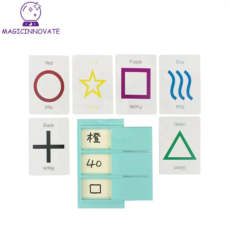 Prediction Blackboard Children Magic Tricks Toys Props Mind Reading ESP Cards Close Up Magic Props Accessories Illusions Street