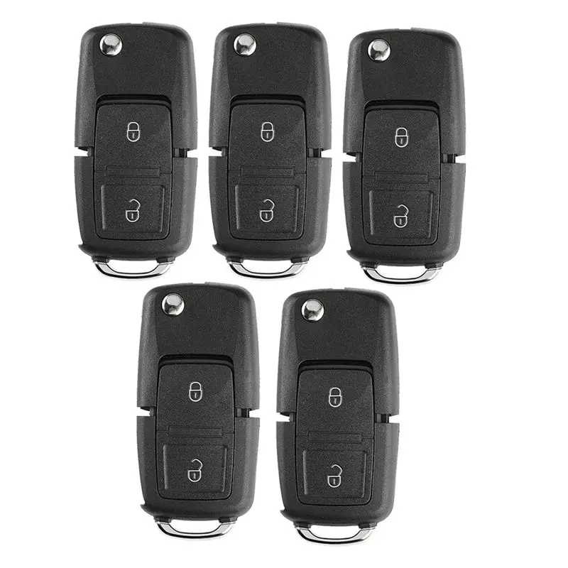 XKB508EN Wire Universal Remote Key 2 Button Fob For VW B5 Style For Xhorse VVDI Key Tool 10Pcs/Lot